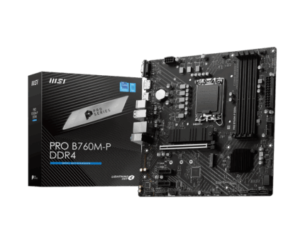 MSI PRO B760M-P DDR4 LGA 1700 MicroATX Intel Motherboard
