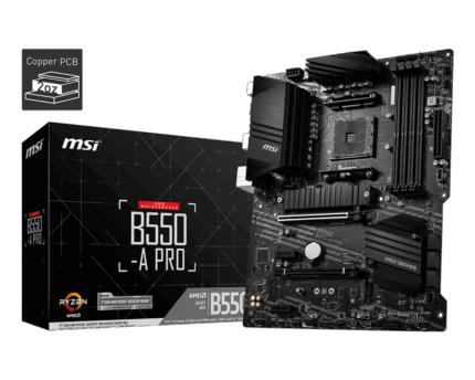 MSI PRO B550-A PRO AM4 AMD B550 SATA 6Gb/s ATX AMD Motherboard
