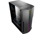 MSI MAG LAEVATAIN 100L Mid Atx Tower Gaming Computer Case - Black