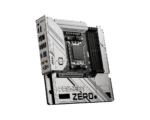 MSI B650M Project Zero AMD AM5 Micro-ATX Gaming Motherboard (White)