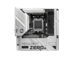 MSI B650M Project Zero AMD AM5 Micro-ATX Gaming Motherboard (White)