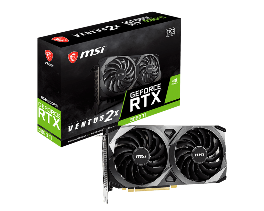 MSI GeForce RTX 3060 Ti VENTUS 2X OC Graphics Card MSI GeForce RTX 3060 Ti VENTUS 2X OC Graphics Card