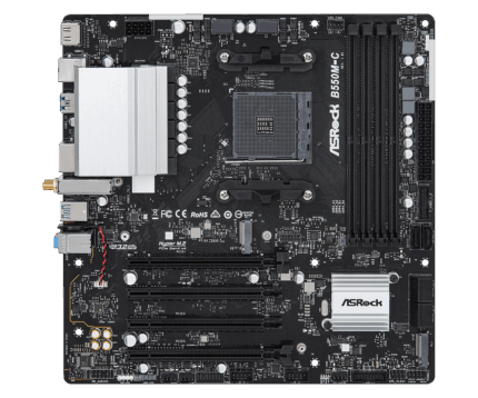 ASROCK B550M-C AMD AM4 Socket DDR4 MICRO ATX MOTHERBOARD