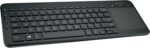 Microsoft Wireless All-In-One Media Keyboard,Black - Wireless Keyboard with Track Pad