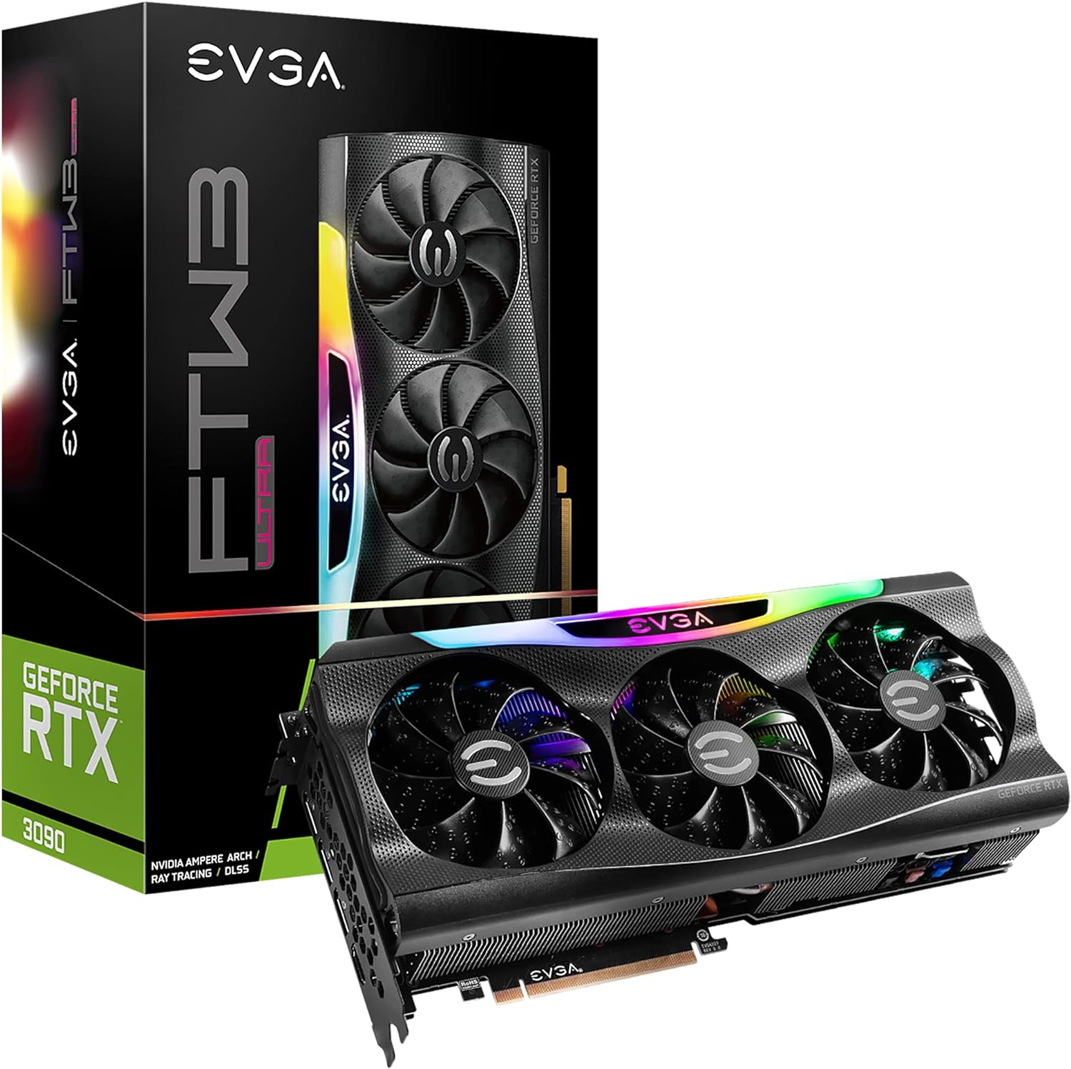 EVGA GeForce RTX 3090 FTW3 ULTRA GAMING 24GB GDDR6X Graphics CardEVGA GeForce RTX 3090 FTW3 ULTRA GAMING 24GB GDDR6X Graphics Card EVGA GeForce RTX 3090 FTW3 ULTRA GAMING 24GB GDDR6X Graphics Card