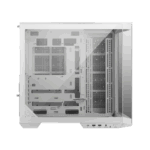 MSI MAG PANO 100L PZ Project Zero Premium Mid-Tower Tempered Glass Gaming PC Case White