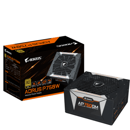 Gigabyte Aorus GP-AP750GM, 750W 80Plus Gold Power Full Modular Supply