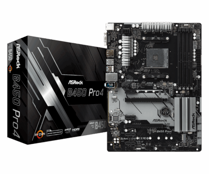 Asrock B450 Pro4 R2.0 AMD AM4 ATX Motherboard