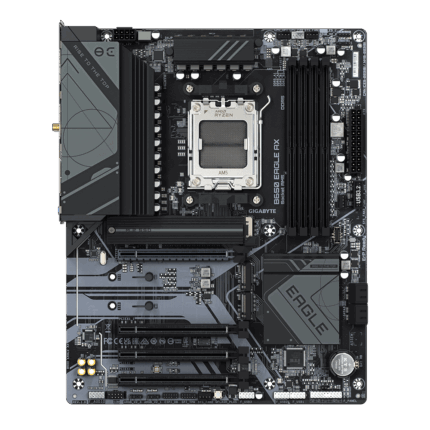GIGABYTE B650 EAGLE AX AM5 LGA 1718 AMD ATX DDR5 M.2 Wi-Fi 6E Motherboard.