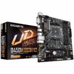 GIGABYTE B450M DS3H V2 AMD AM4 Gaming Motherboard