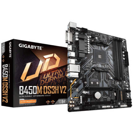 GIGABYTE B450M DS3H V2 AMD AM4 Gaming Motherboard