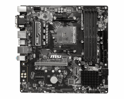 MSI PRO B450M PRO-VDH MAX AM4 Micro ATX AMD Motherboard