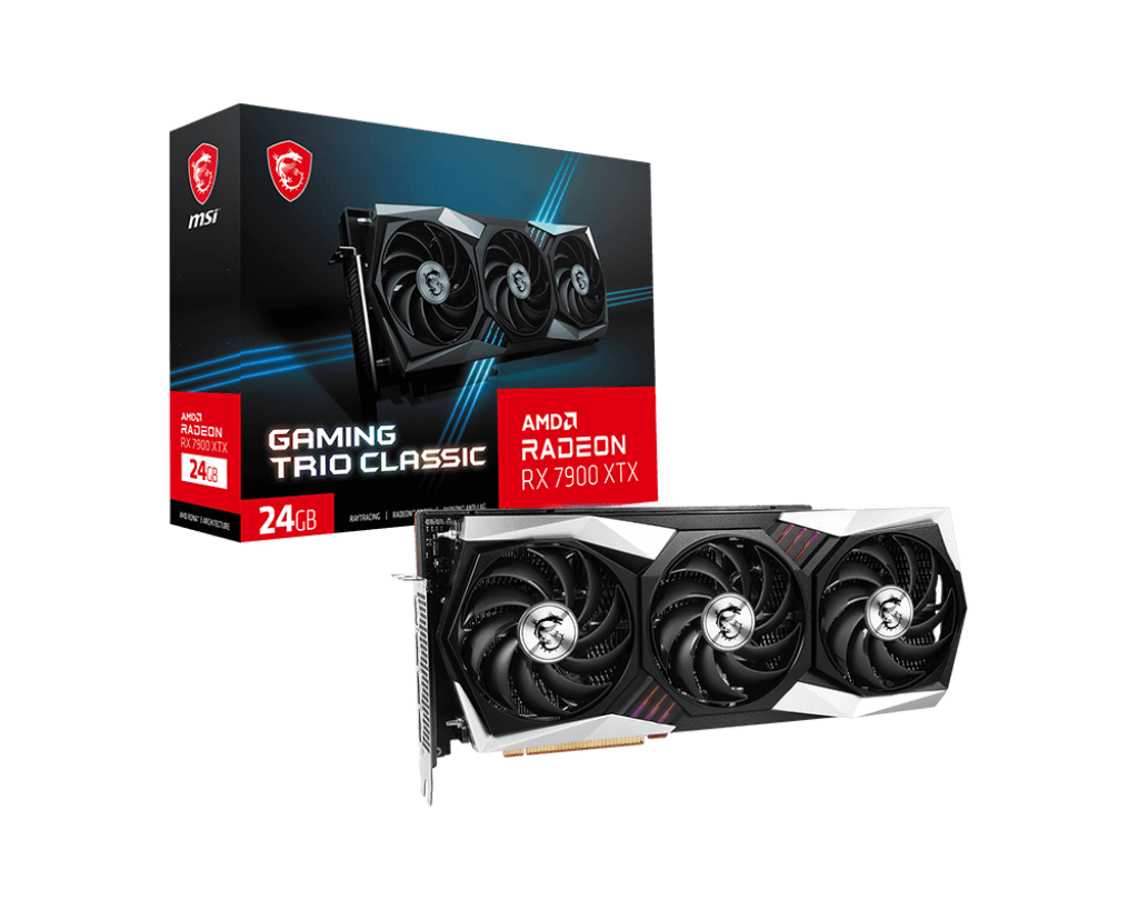 MSI Radeon RX 7900 XTX GAMING TRIO CLASSIC 24GB Graphics Card