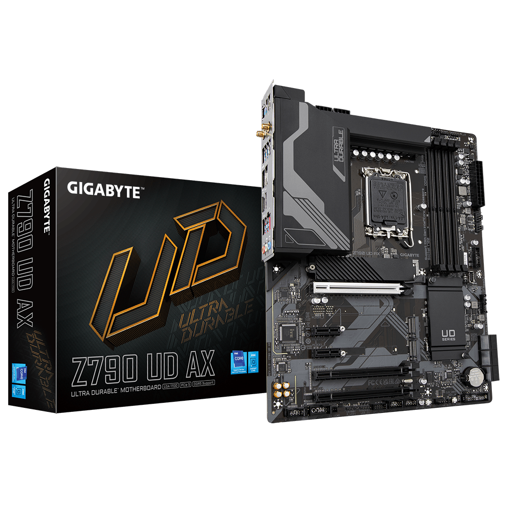 GIGABYTE Z790 UD AX Wifi Intel LGA 1700 ATX Motherboard GIGABYTE Z790 UD AX Wifi Intel LGA 1700 ATX Motherboard