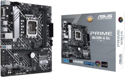 ASUS PRIME H610M-A D4 LGA 1700 Micro-ATX Motherboard