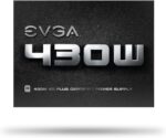 EVGA 430 W1, 80+ WHITE 430Watts,Power Supply 100-W1-0430-KR, Black
