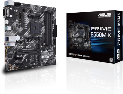 ASUS PRIME B550M-K AM4 Micro ATX AMD Gaming Motherboard