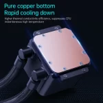 Snowman 360MM ARGB AIO Radiator Liquid Water Cooling Cpu Cooler. (Snow)