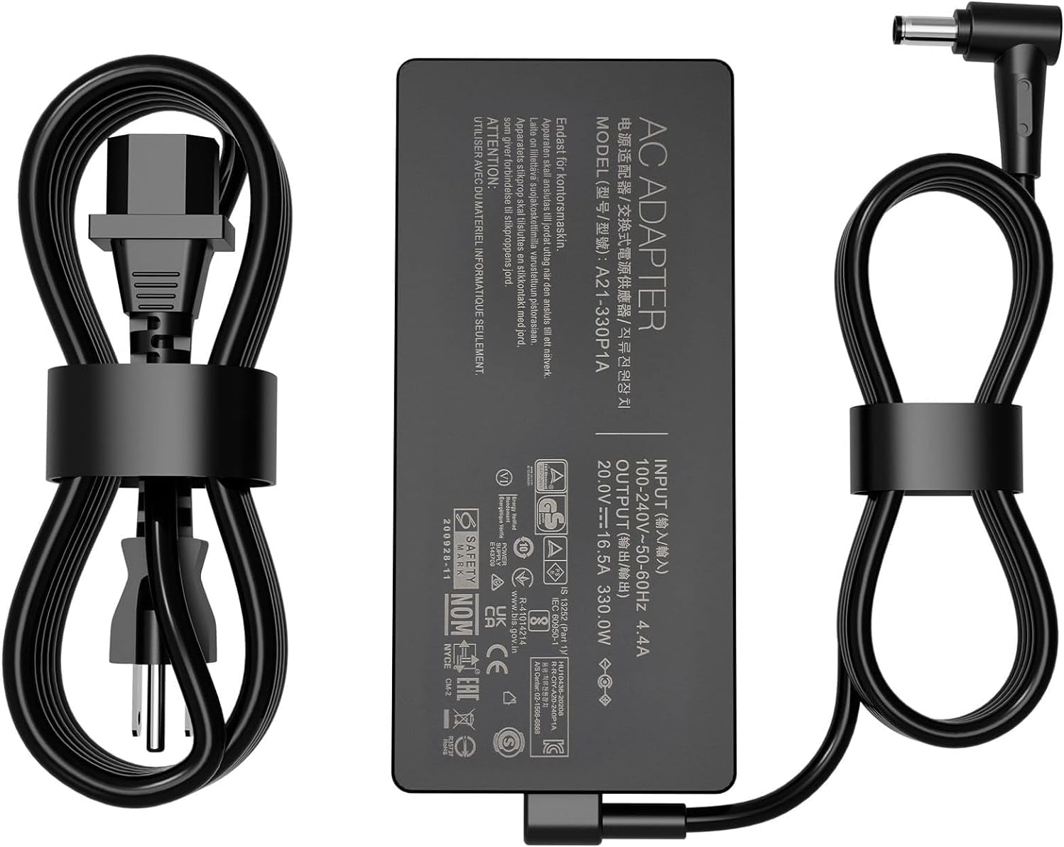 ASUS Rog 20V 16.5A 330W AC Laptop Adapter Power Supply A22-330P1A 6.0*3.7mm ASUS Rog 20V 16.5A 330W AC Laptop Adapter Power Supply A22-330P1A 6.0*3.7mm