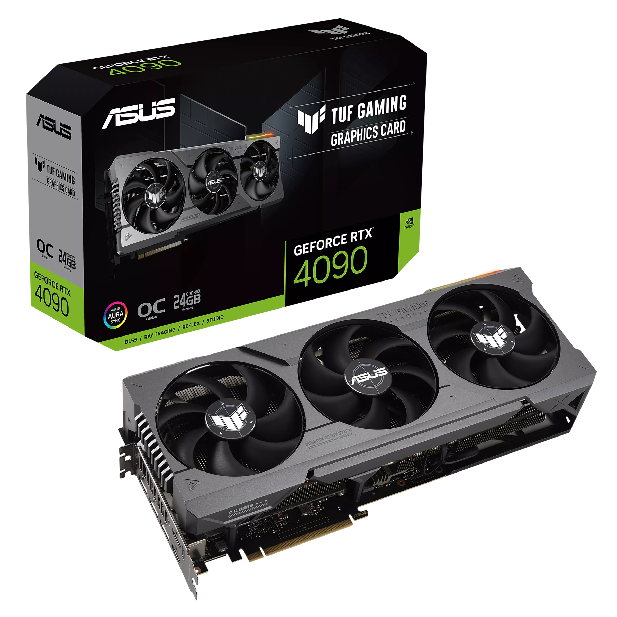 fwebp (6) ASUS TUF GeForce RTX™ 4090 24GB GDDR6X Gaming OC Graphics Card.