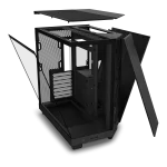 NZXT H6 Flow Panoramic Glass Mid-Tower Airflow PC Case Black