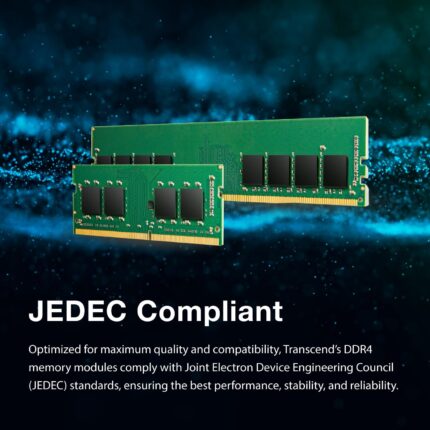 Transcend 16GB JetRam DDR4 3200 MHz Ram UDIMM Desktop Memory Module