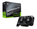 MSI GeForce RTX 5060 8G SHADOW 2X OC G5060-8S2C 8GB GDDR7 PCI-E 5.0 Graphic Card