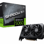 MSI GeForce RTX 5060 8G SHADOW 2X OC G5060-8S2C 8GB GDDR7 PCI-E 5.0 Graphic Card