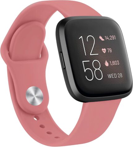 Fitbit Versa 2/ Versa Lite/ Versa1 Silicone Replacement Strap Wristband（S+L Size