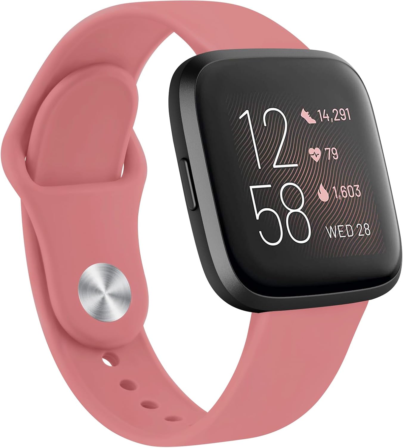 Fitbit Versa 2/ Versa Lite/ Versa1 Silicone Replacement Strap Wristband(S+L Size Fitbit Versa 2/ Versa Lite/ Versa1 Silicone Replacement Strap Wristband(S+L Size