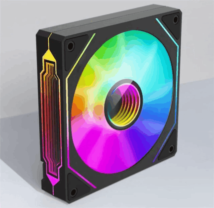 UNI FAN SL 120 120MM PWM Argb Case Fan REVERSE BLADE