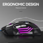 Gaming Mouse, Ergonomic RGB Gaming Mouse Wired with Adjustable DPI - Image 5