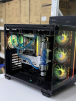 Gaming Pc Water Cooled, Amd ryzen 7 7800X3D,Msi Pro B650 Zero Project,64GB DDR5,1TB Nvme Ssd,Nvidia Geforce Rtx 5070 12Gb, Computer
