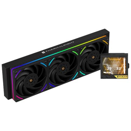 Thermalright Mjolnir Vision 360 ARGB Black Magnetic Detachable LCD Screen with 320 * 240 Resolution AIO CPU Water Cooler