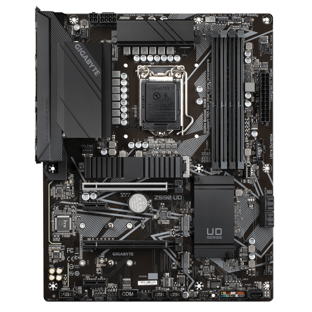 GIGABYTE Z590 UD AC LGA 1200 Intel ATX Gaming Motherboard GIGABYTE Z590 UD AC LGA 1200 Intel ATX Gaming Motherboard