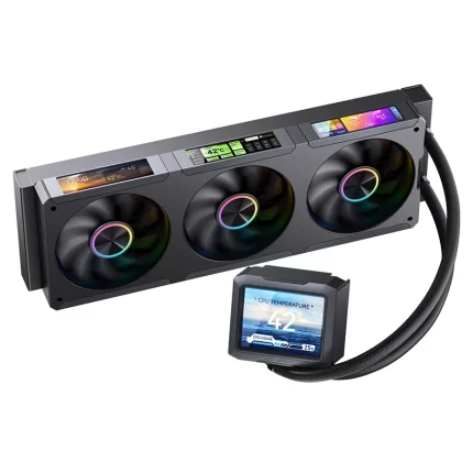 Jonsbo TF3-360SC Water Cooled Radiator Screen Display ARGB Integrated 360 AIO CPU Liquid Cooling TF3-360SCW LGA115X 1700 1851 1200 2011 AM4 AM5