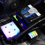 Thermalright Hyper Vision 360 UB ARGB Black 3.95in Magnet-Absorbent LCD Screen with 480x480 Resolution AIO CPU Liquid Cooler