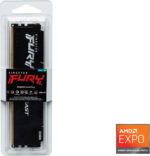Kingston FURY Beast Black DDR5 32GB 5600MT/s CL40 DIMM Desktop Gaming Memory Single Module AMD Expo and Intel XMP - KF556C40BB2-32