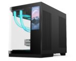 SOEYI V332R Curved Tempered Glass 6'' Lcd Display Screen Gaming Pc Case
