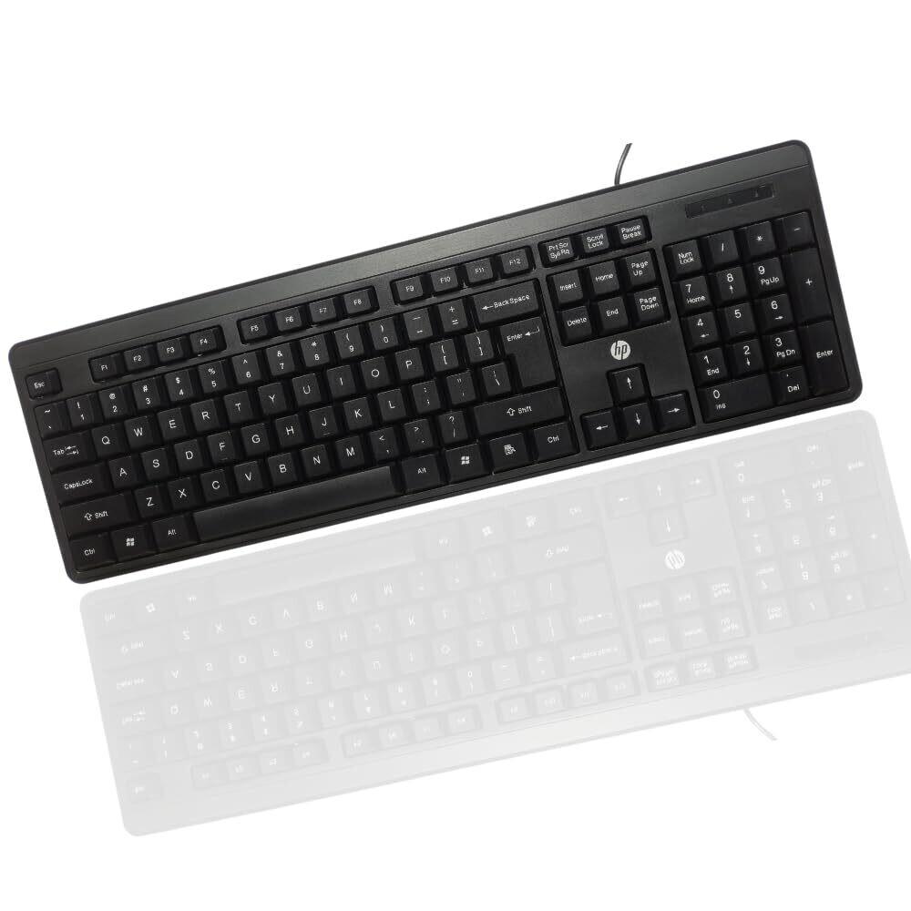 HP K100 Wired Gaming Keyboard & Mouse Combo. HP K100 Wired Gaming Keyboard & Mouse Combo.