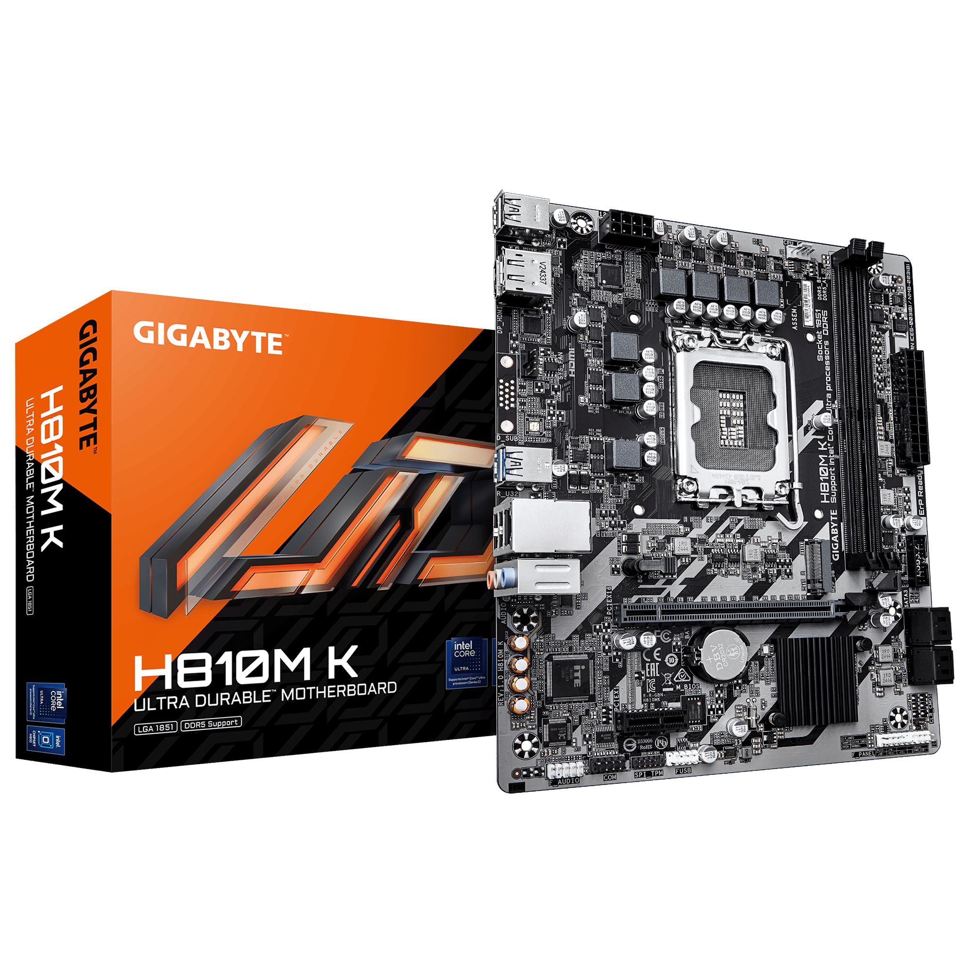 H810M K-Gamers arena custom pc GIGABYTE H810M K LGA 1851 Intel (Series 2) Arrow Lake M-ATX Gaming Motherboard