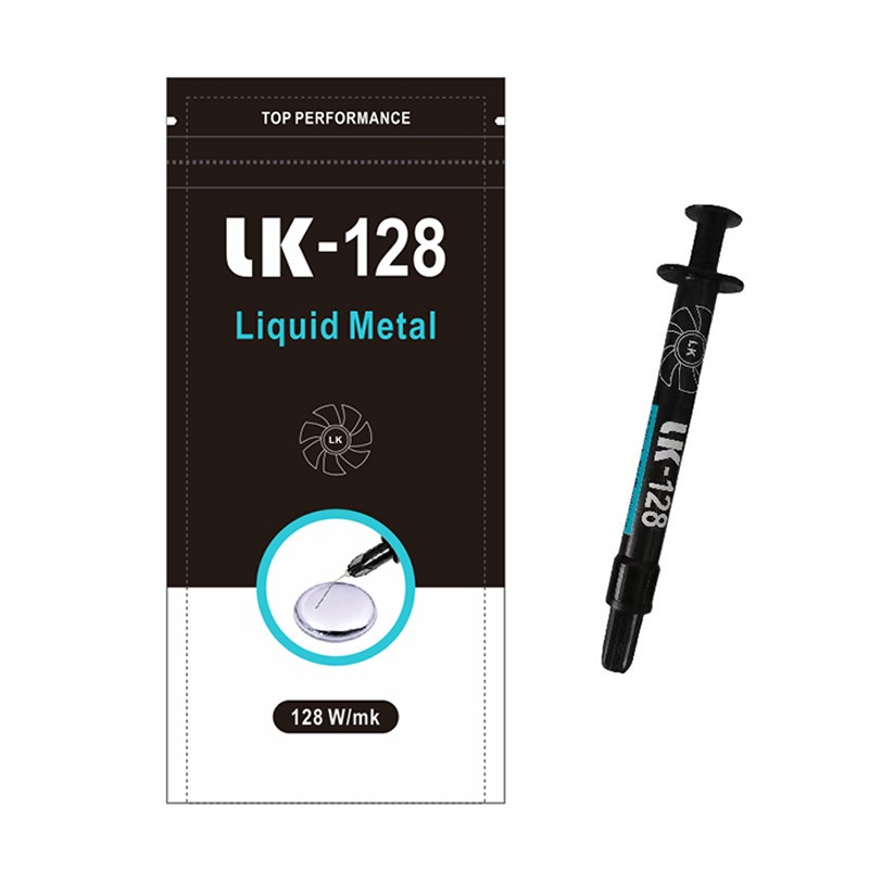 LK-128 Liquid Metal Thermal Paste for CPU GPU PS5 XBOX Graphics Card Cpu Laptop Heat Dissipation Liquid Metal Thermal Paste 128w/mk LK-128 Liquid Metal Thermal Paste for CPU GPU PS5 XBOX Graphics Card Cpu Laptop Heat Dissipation Liquid Metal Thermal Paste 128w/mk