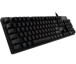 Logitech G512 LIGHTSYNC RGB Mechanical Gaming Keyboard (Carbon, GX Brown Tactile)
