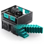 JONSBO N5 NAS, E-ATX,12HDD+4SSD Drive Bay GPU AI SERVER Storage Computer Pc Case