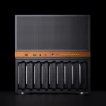 JONSBO N6 NAS Case, Micro ATX PC Case,9HDD/SSD Drive Bay Hot Swap