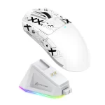 ATTACK SHARK X11 Lightweight Wireless Gaming Mouse with RGB Charging Dock,Tri-Mode-2.4G/USB-C Wired/BT,22K DPI for PC/Mac