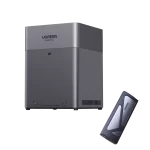UGREEN NAS DH4300 Plus 4-Bay Desktop NASync, Support Capacity 120TB, Remote Access, AI Photo Album, Beginner Friendly System, 8GB LPDDR4X RAM, 2.5GbE, 4K HDMI, Network Attached Storage(Diskless)