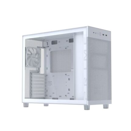 ASUS Prime AP303 Tempered Glass Compact ATX Gaming Case white