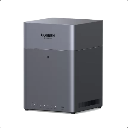 UGREEN NAS DH4300 Plus 4-Bay Desktop NASync, Support Capacity 120TB, Remote Access, AI Photo Album, Beginner Friendly System, 8GB LPDDR4X RAM, 2.5GbE, 4K HDMI, Network Attached Storage(Diskless)