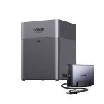 UGREEN NAS DH4300 Plus 4-Bay Desktop NASync, Support Capacity 120TB, Remote Access, AI Photo Album, Beginner Friendly System, 8GB LPDDR4X RAM, 2.5GbE, 4K HDMI, Network Attached Storage(Diskless)